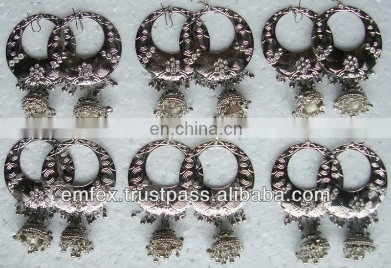 Fashion jewelry rhinestone earrings manufacturer, Fashion jewellery rhinestone earrings exporter