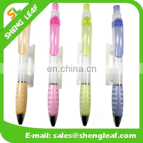 Transparent pen with thick pen clip