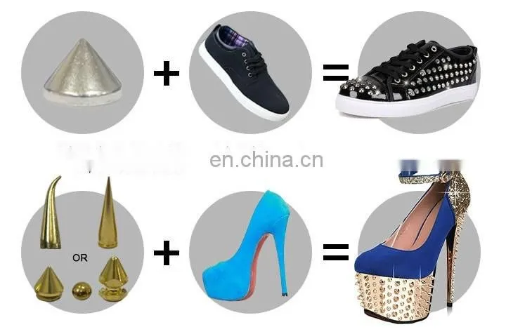 Wholesale fashion design metal pyramid stud button