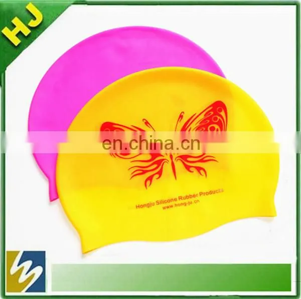 custom printing bulk sale swim cap silicone