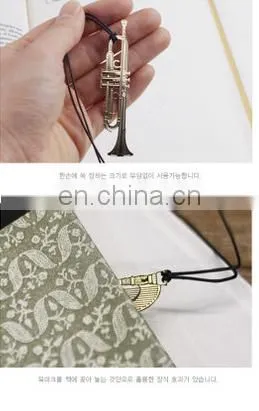 Creative newest music style instrument bookmarker