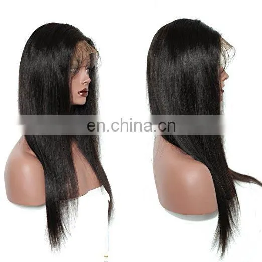 100%Human hair Material and Brazilian Hair Human Hair Type natural looking 8a grade virgin brazilian full lace wig