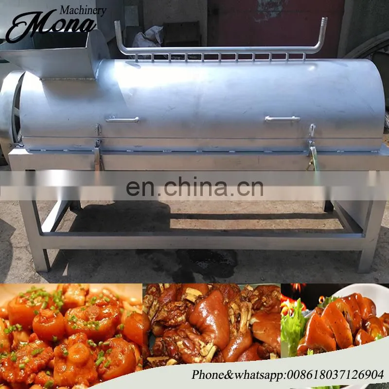 Lowest price pig feet hair cleaning machine/pig feet unhairingmachine | pig feet hair removing machine 008618037126904