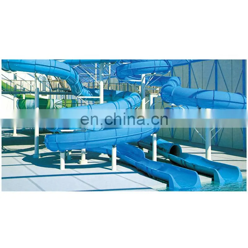 Aqua Park Fiberglass Water Slides for Sale Commercial Equipments
