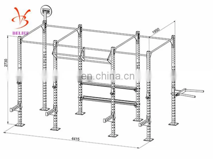 Crossfit fitness equipment rig power cage
