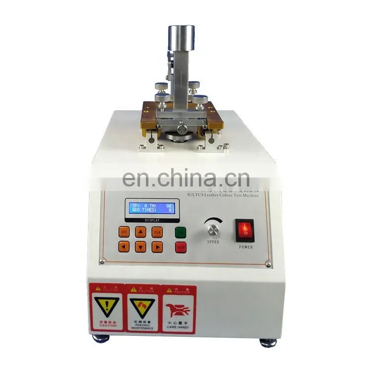 ZONHOW ISO 11640 IULTCS Color Fastness to Crocking Tester Rub Tester for Rubbing Fastness Test ISO 11640 Rub Test for Leather