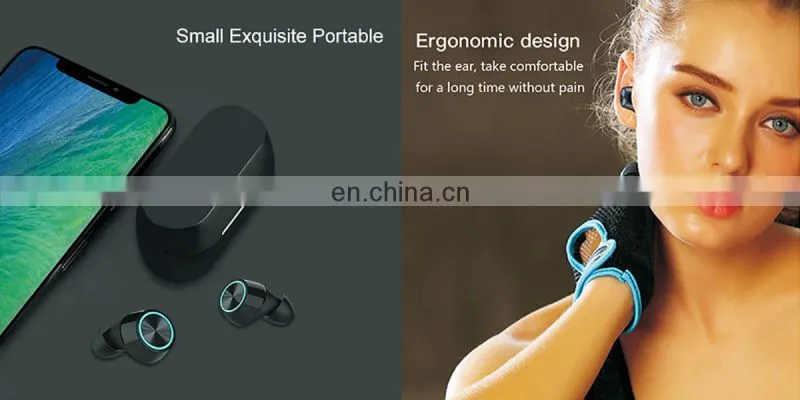 2021 High Quality Design Earphone Touch Siri Mini BT 5.0 Earbuds Headphone with Charging Case