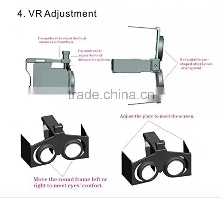 2016 Super hot wholesales For phone Cheap Portable VR fold folding LC-VRF1