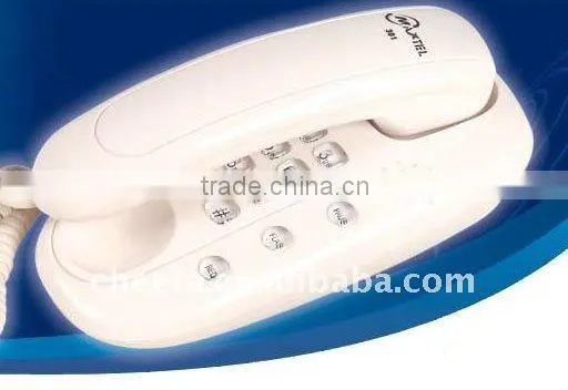 hot sale cheap slim corded telephone / wall mounted telephone / desktop or landline phone