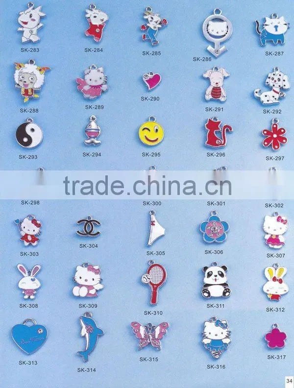 DIY rhinestone pendant charm ( product catalog 31-35)