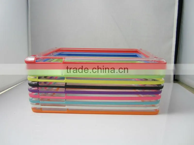 2013 New Arrival Clear Skin TPU Soft Bumper For iPad Mini 7.9" Protection Frame Case