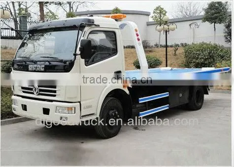 Dongfeng 4x2 Duolika wrecker truck for rescuing broken cars