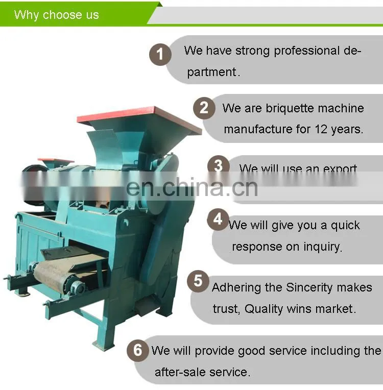 Roller press coal pellet briquette making/charcoal ball briquette machine