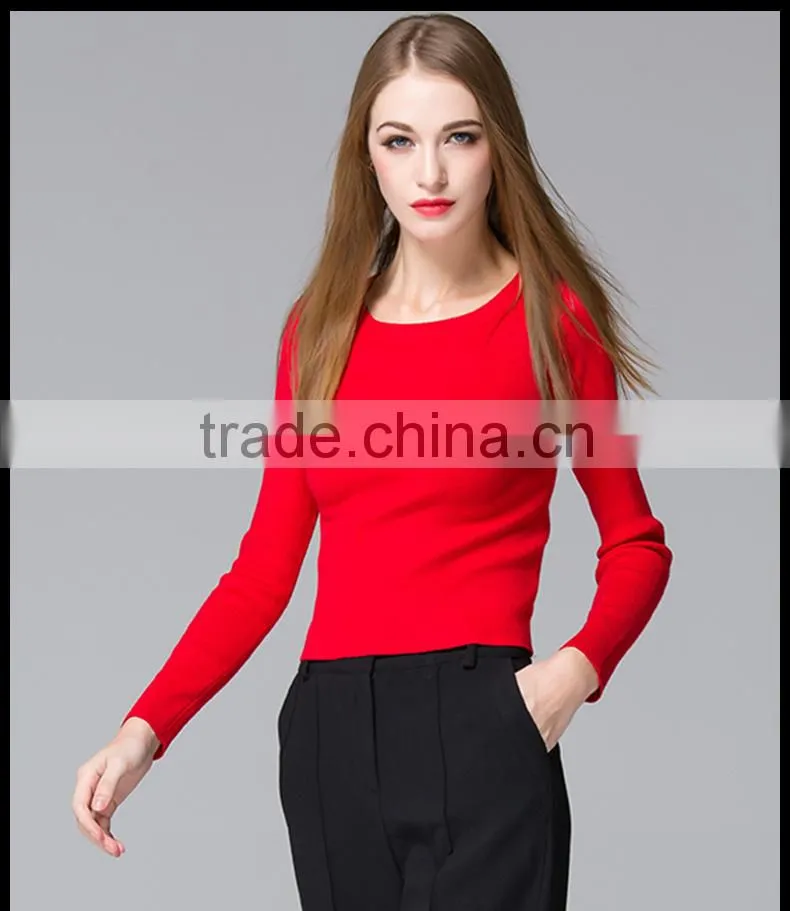 Fashion design 100% wool sweaters big collar sweater for girls