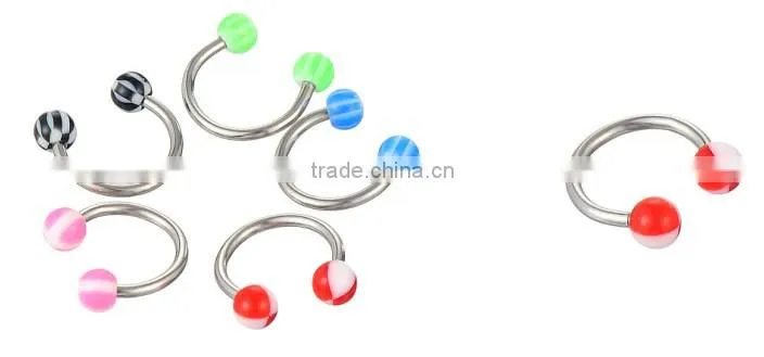 Wholesale Body Piercing suit includes Eyebrow Jewelry/Nose Piercing/Labret/Body Button Naval Ring