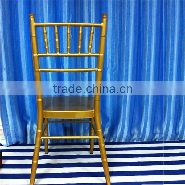 Sample classic design colorful Aluminum dining/restaurant chair