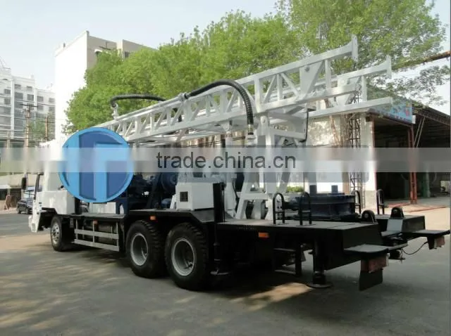 Strong powerful!HFT350B truck mounted hydraulic multi-function drilling rig