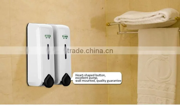 liquid double lotion dispenser 700ML capacity hanging gel soap dispenser hotel hand soap container YK1509