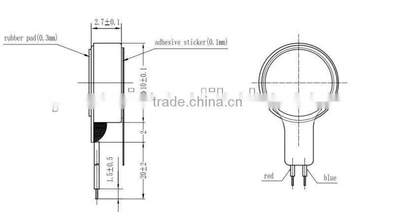 con type cell phone vibrator motors with 3.0V