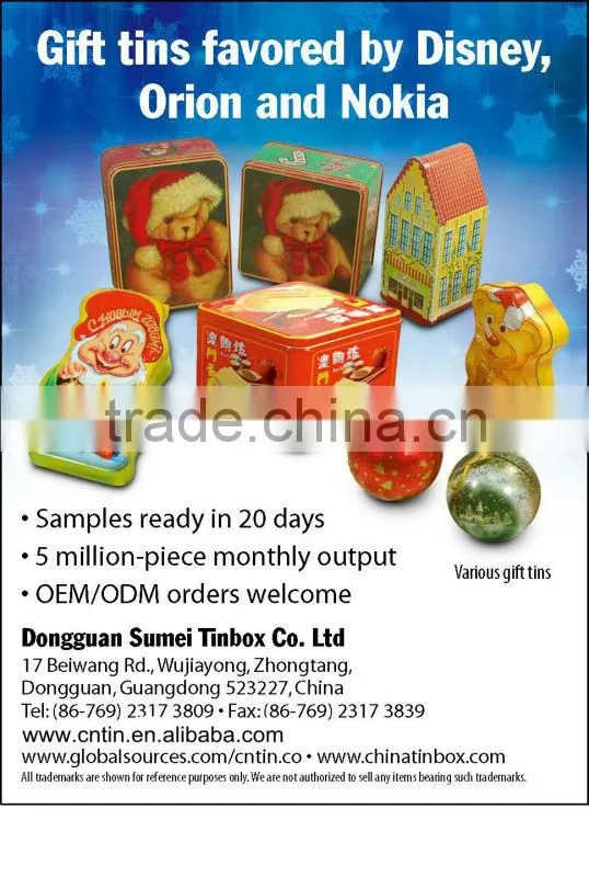 tin can/tin box mint tins wholesale