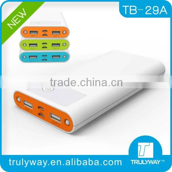Trulyway Minimalism series TB-29A 20800mAh Double Input and double output Portable charger