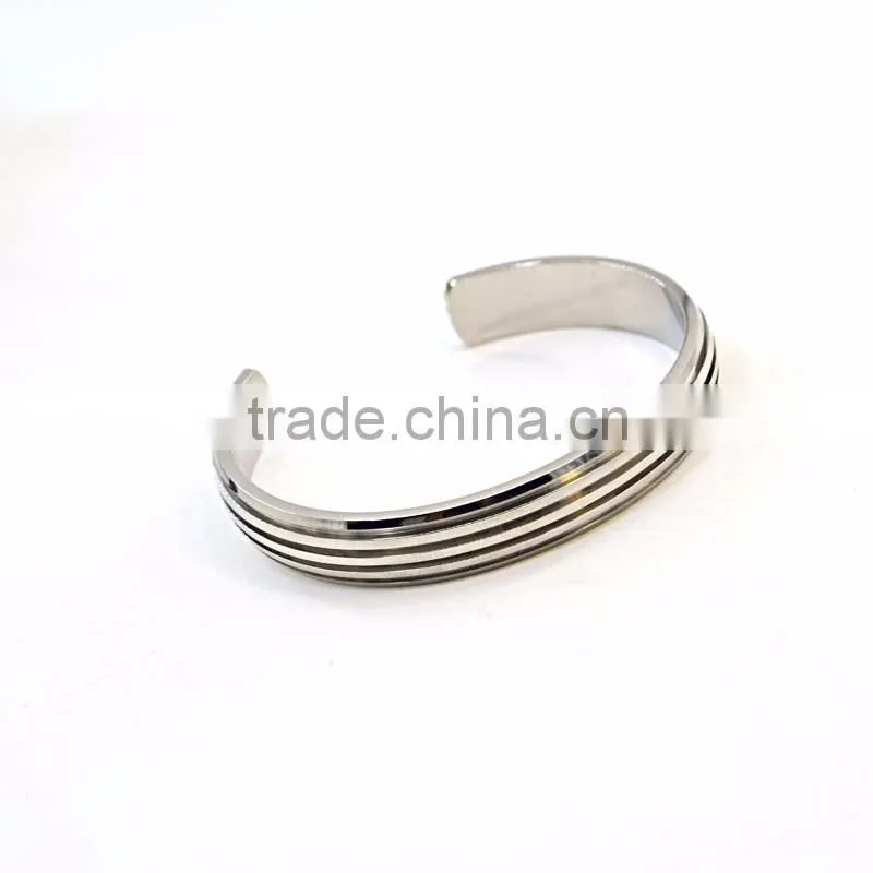new gold chain design for men blank stainless steel cuff bracelet