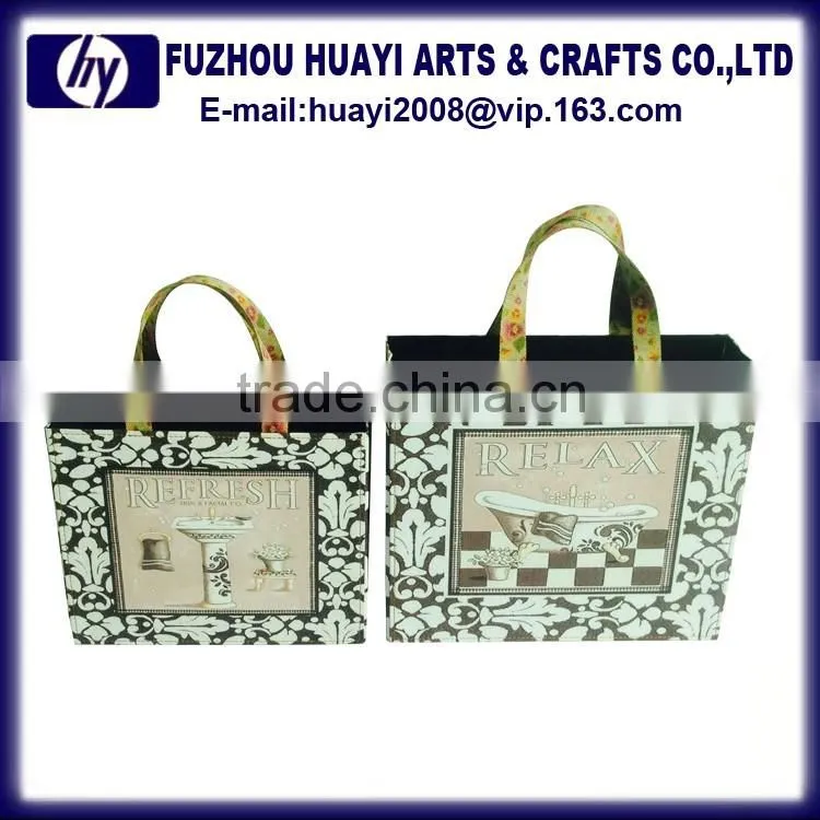 Gift decoration pu basket beauty gift basket storage