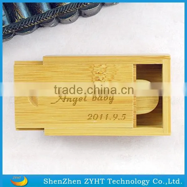 2015 Promotion Gift Keyring Wooden USB Memory for Business Present Wood Pen Drive