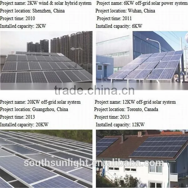 5KW home solar generation system, 5KW solar system for home
