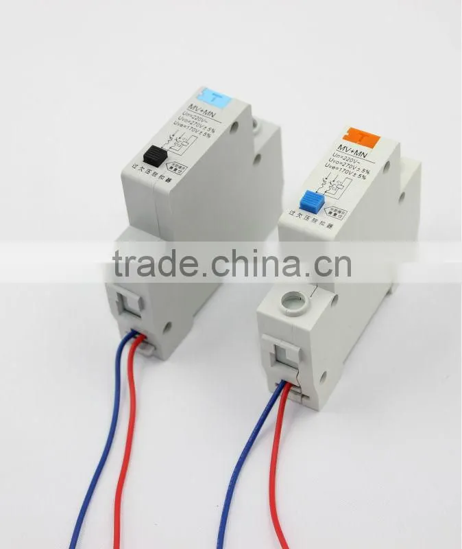 circuit breaker accessories Over/under voltage release for DZ47 MCB