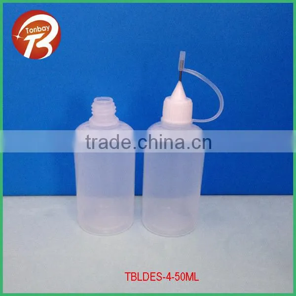 10ML LDPE transluent E cigarette liquid nicotine plastic sueeze dropper bottle with cap TBLDES-4