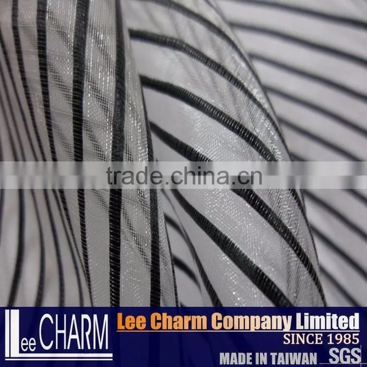 Black Polyester Turkish Turkey Curtain Fabric