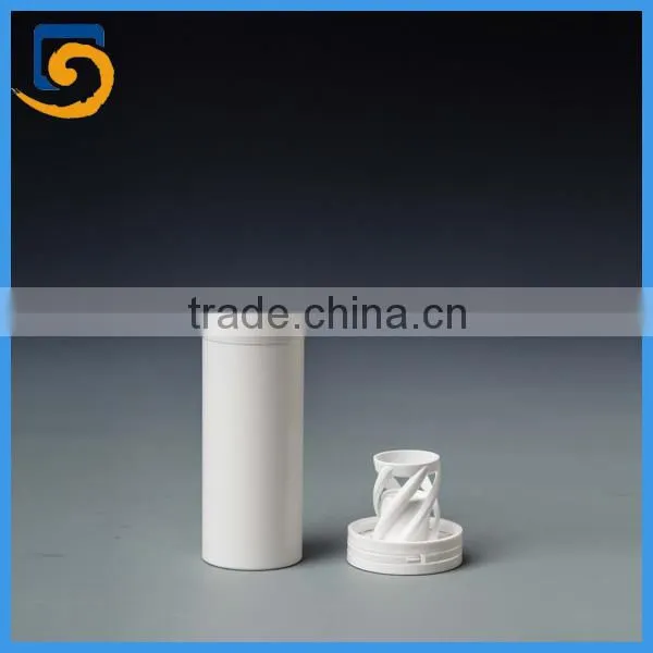 Effervescent tablet tube plastic container packaging for vitamin C