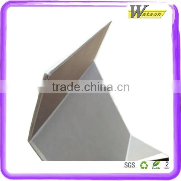 Kraft Paper Hand-made Cardboard Folded Gift Box With Silver/Glod Hot Stamping