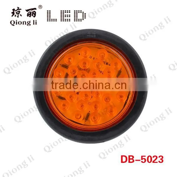 12/24V Round LED vehicle light,waterproof LED truck rear lights