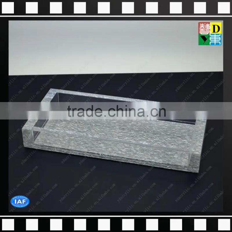 Acrylic bathroom shower tray/towel holder for hotel/home