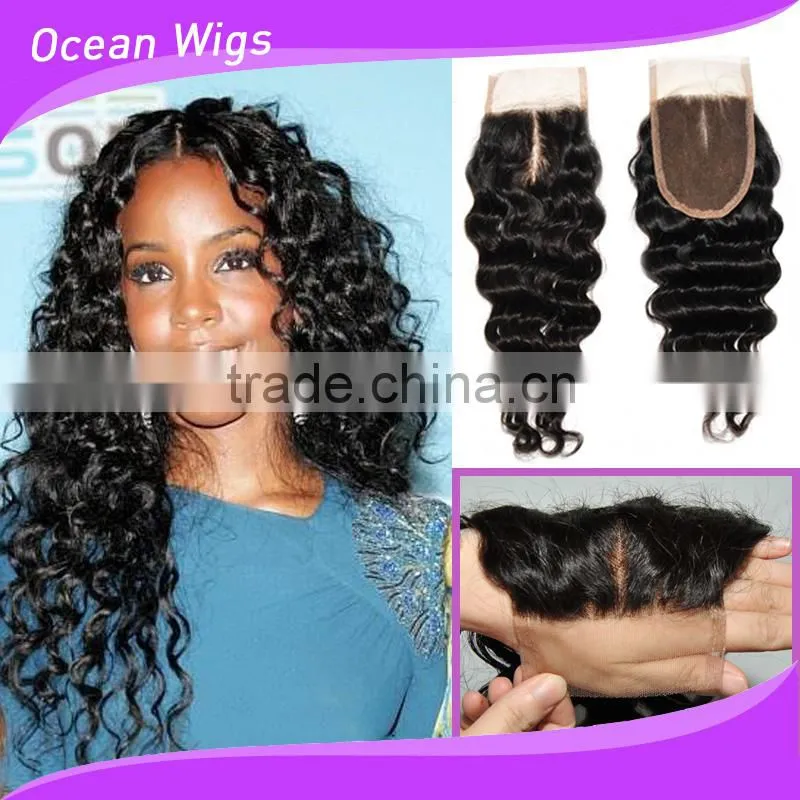 suitable silk base natural part hair closure