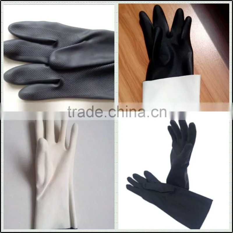 New Design Industrial Black Rubber Glove