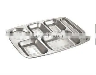 Stainless steel fast food tray mess tray