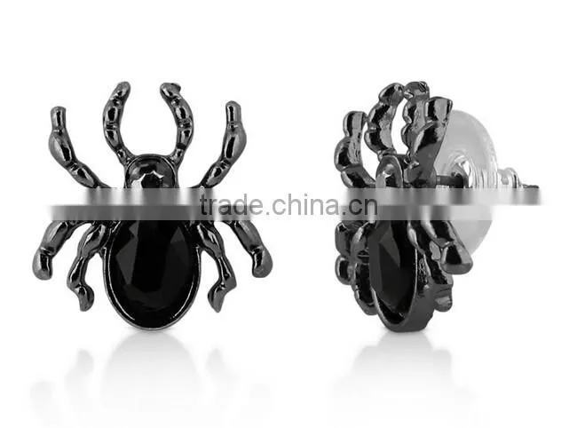 Rhinestone Spider Earrings and Necklace Set Spider Jewelry