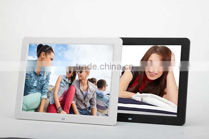 High resolution bulk picture frames digital photo frame 12 Inch Screen Acrylic HD Digital Photo Frame picture frame