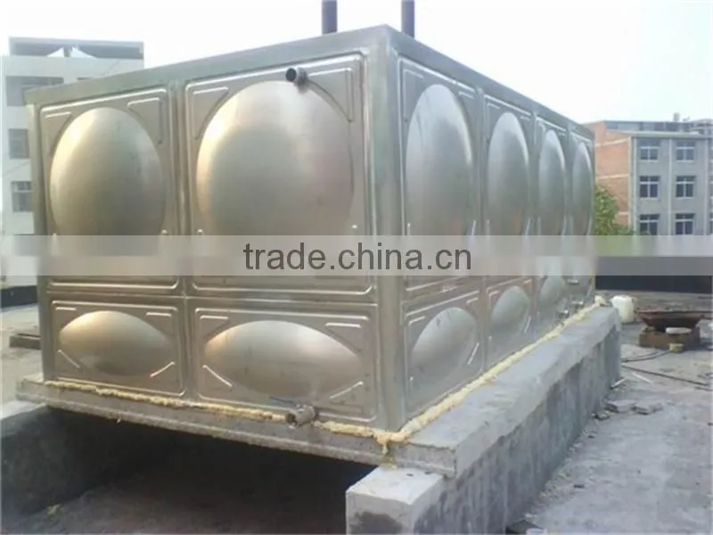 Pressed Stainless Steel Sectional Water Tank