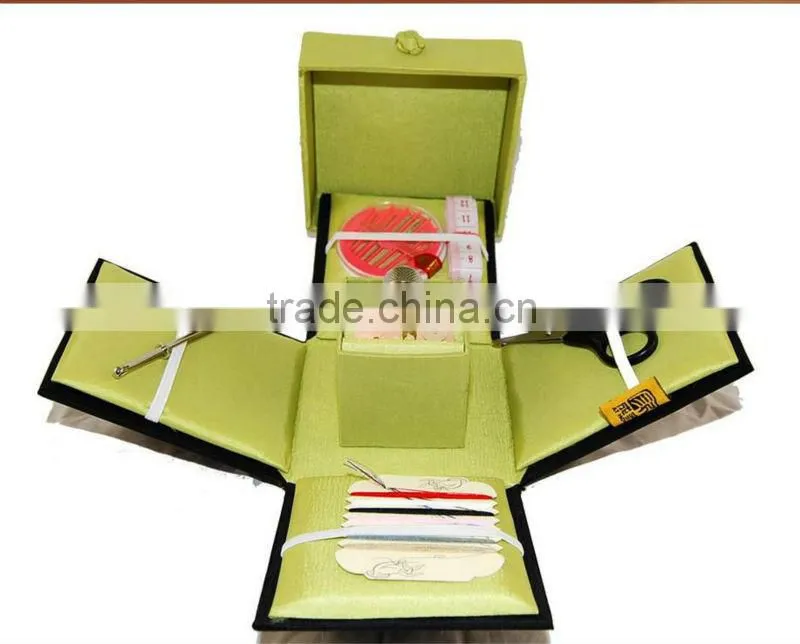 family wood sewing box