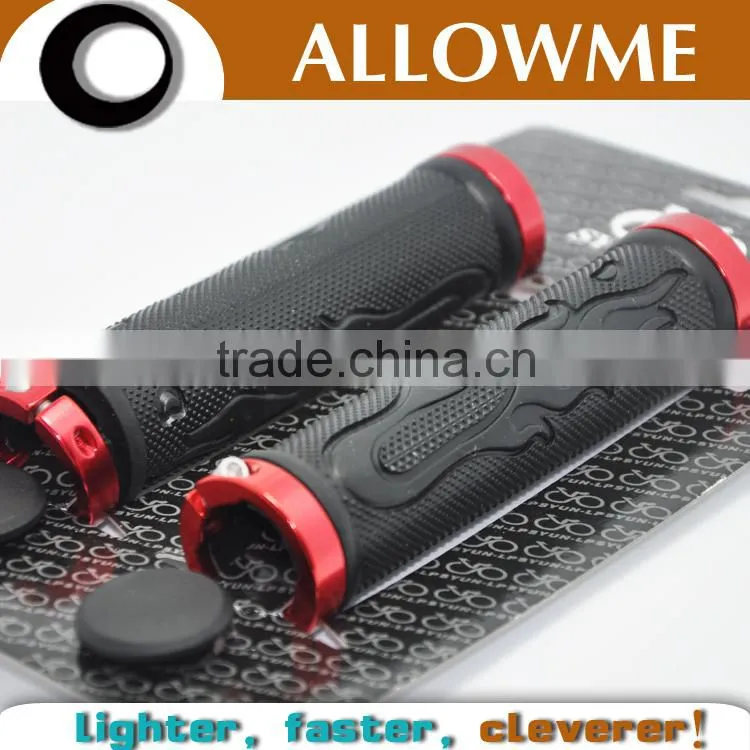 patent new design 2015 fire patterns TPR PVC ergonomics human engineering super soft lock handlebar bicycle grip