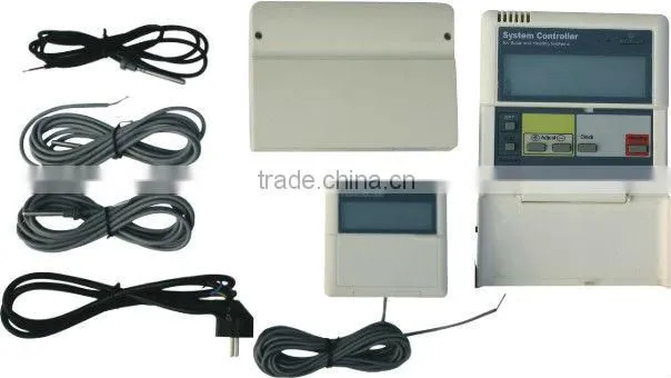 Working station for split solar collector system include circulation pump,intelligent controller,expansion vessel