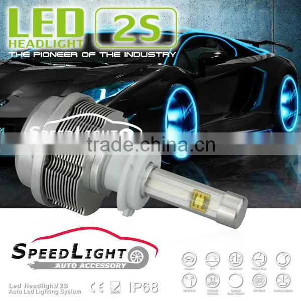 Top Brightness 30W 3600LM 2S H7 LED Headlight Bulbs