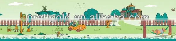 Self adhesive wall border B1036