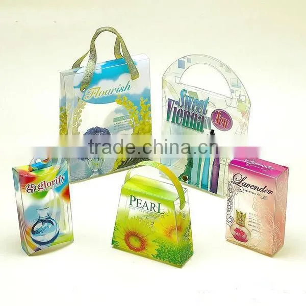 New Clear Cap PVC Gift Hang Box
