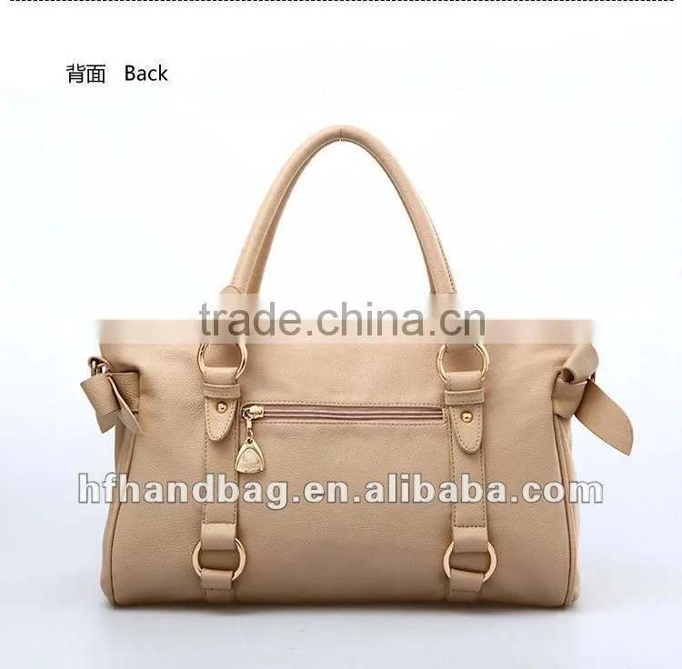 Khaki Classic black fashion trend featured major suit shoulder leather handbag