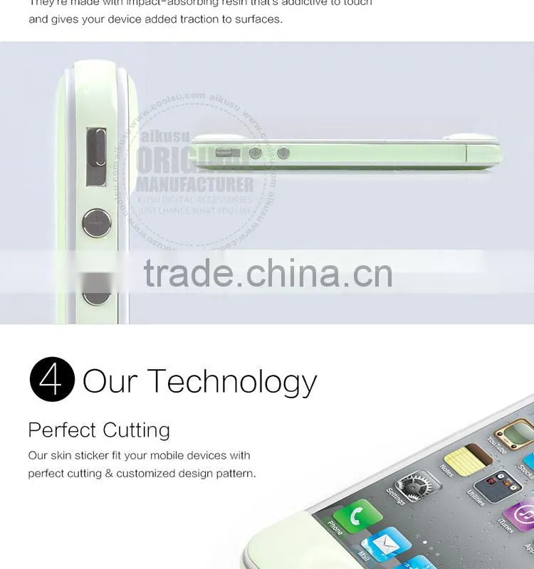 glow in the dark sticker for iphone 4/4s